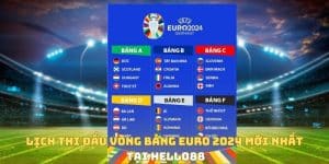 Lịch thi đấu vòng bảng Euro 2024