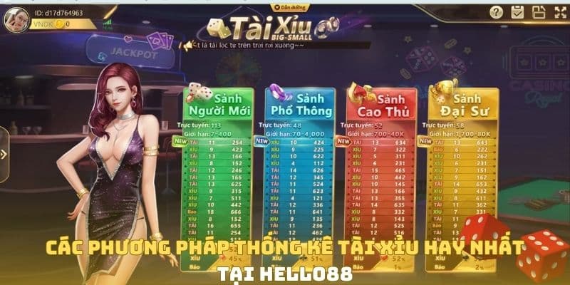 Các phương pháp thống kê tài xỉu hay nhất tại Helo88